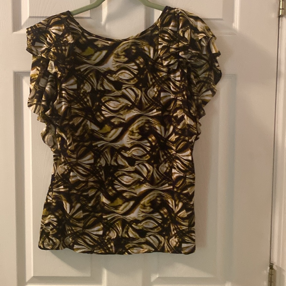 Abstract Patterned Women's Top - Picture 2 of 2